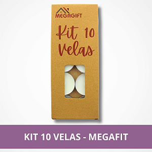 Kit 10 Velas - Megagift