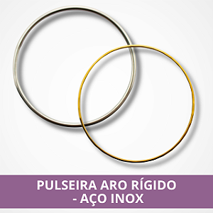 Pulseira Aro Rígido - Aço Inox