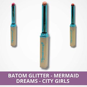 Batom Glitter - Mermaid Dreams - City Girls