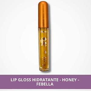 Lip Gloss Hidratante - Honey - Febella