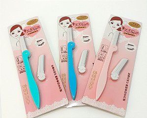 Navalhete Para Sobrancelhas Com 1 Lâmina Extra