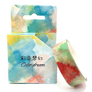 Fitas Washi Tape Adesiva Decorativa - Color Dream