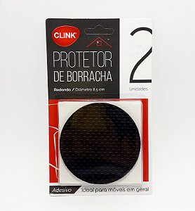 Protetores De Borracha Redondo Com 2 Unid - Clink