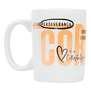 CANECA CILINDRICA PEQUENA - ESSENCIA CORAGEM