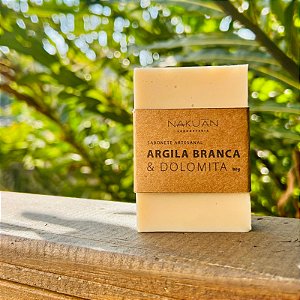 Sabonete de Argila Branca e Dolomita