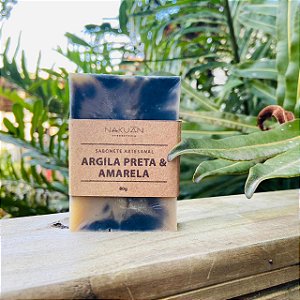 Sabonete de Argila Preta e Amarela
