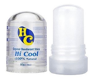 Desodorante Em Pedra Sal Cristal 60g Unisex Hi Cool