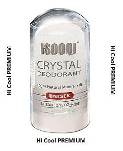 Desodorante Pedra Vegano Cristal 60g Premium Hi Cool
