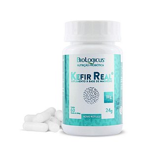 Kefir Real Magnésio, 60 cápsulas - Biologicus