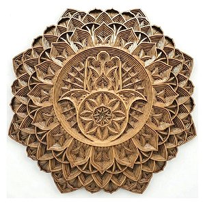 Mão de Fátima ou Hamsá Rústica