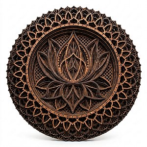 Flor de Lotus Rústica