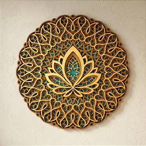 Mandala Oásis Flor de Lótus