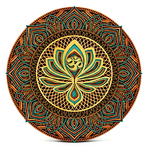 Mandala Flor de Lótus | Om
