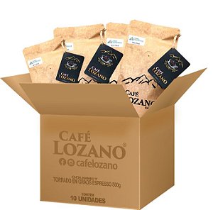 Gourmet 500g. Grão Espresso | Caixa com 10 unidades