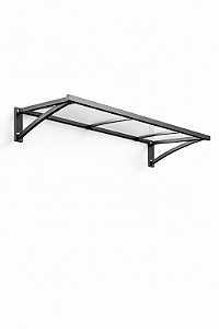 Cobertura metálica leve para fachada