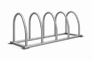 Estrutura metálica para bicicletário