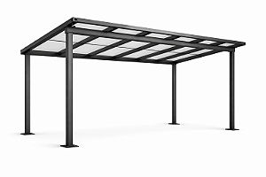 Estrutura metálica para telhado residencial