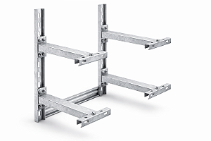 Subestrutura metálica para revestimento de fachada