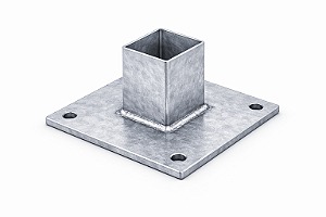 Chapa de base para pilar