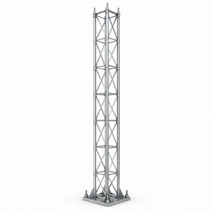 Torre metálica autoportante leve