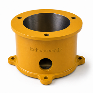 Base Cilíndrica Metálica para Fixação — 100 mm | TOTHNAV