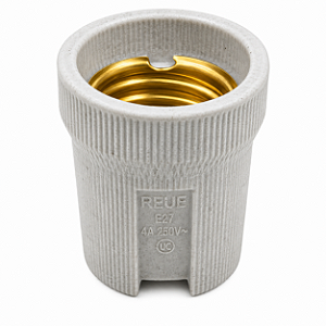 Soquete Porcelana E27 Cônico 4a 250v Reue
