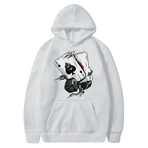 Blusa Moletom Baralho Cinza
