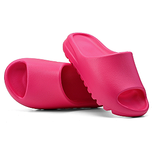 Chinelo Nuvem Slide Yezz Confortável Todo Em Eva-Pink