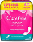 ABSORVENTE CAREFREE EMB ECON S/PERF 40UN