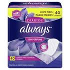 ABSORVENTE ALWAYS SEM PERFUME L40P30 40UND