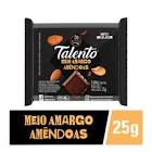 CHOCOLATE TALENTO MINI MEIO AMARGO 25GR