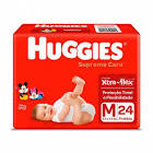 FRALDA HUGGIES SUPREME CARE PACOTAO M 24UN