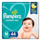 FRALDA PAMPERS CONFORTSEC MEGA M 44UN