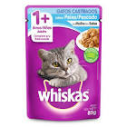 ALIEMNTO P/GATOS WHISKAS SACHE CAST PEIXE 85GR