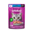 ALIMENTO P/GATOS WHISKAS SACHE AD PEIXE JELLY 85G