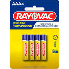PILHA RAYOVAC AMARELINHA AAA CARTELA S/4
