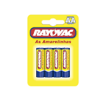 PILHA RAYOVAC PEQUENA AA CARTELA S/4