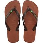 HAVAIANA BRASIL LOGO FERRUGEM CAFE 41/2