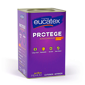 Tinta Acrilica Fosca Eucatex Protege Premium 18l BRANCO
