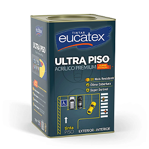Tinta Acrílica Semiacetinado Premium Eucatex Ultra Piso 18 L