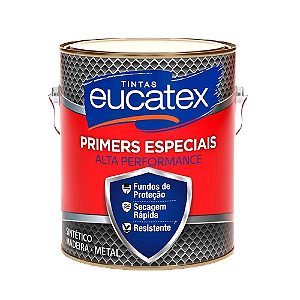 Fundo Para Galvanizado Fosco Eucatex Primers 3.6L Branco