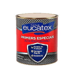Fundo e Acabamento Primer Esmalte Fosco Eucatex Grafite 900ML