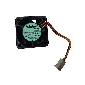 Micro Cooler Nidec 5v 0,25a 40x40x20mm Modelo DO4G-05TS1 01A 3 fios com conetor silencioso