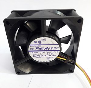 Cooler Petit ACE 32 DC 12V 0.16A 80X80X38mm MOD 109P0812H210