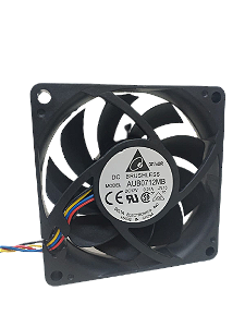 Cooler Fan Delta 12v 0,24a Modelo AUB0712MM  70x70x15mm 3800RPM PWM