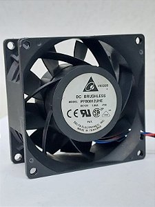 Cooler Fan Delta 12v 1,86a 80x80x38mm Modelo PFB0812UHE 3 Fios