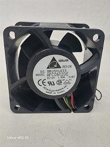 Cooler Fan Delta 12v 1,80a 60x60x38mm Modelo AFC0612 Kit com 10 unidades