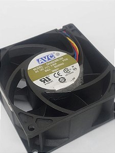 Micro Ventilador AVC 80mm 12v 0,85a 80x80x38mm Modelo DA08038B12H 4 Fios PWM 4500RPM