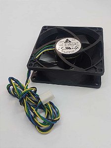 Micro ventilador Delta 12v 0,60a 80x80x25 Modelo AFB0812SH alta rotação 4 fios PWM com rolamento