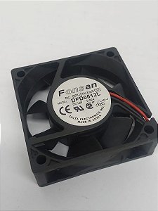Micro Ventilador 12V 0.09A FONSAN Modelo DFD0612L 3000RPM Com rolamento  2 FIOS silencioso